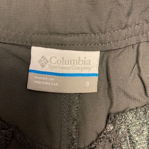 Columbia charcoal grey shorts size 8 - Picture 4 of 6